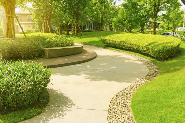 Cement Walkway Installation in Richardson