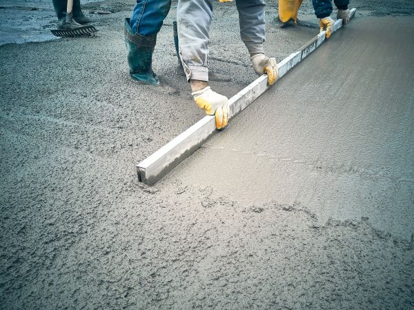 Cement Slab Installation in Richardson