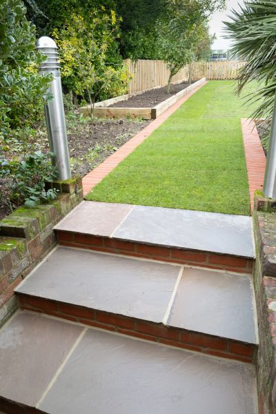 Backyard Steps Installation in Richardson