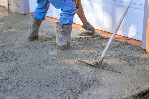Driveway Slab Construction in Richardson