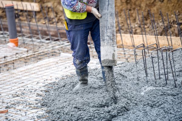 Cabin Foundation Pouring in Richardson