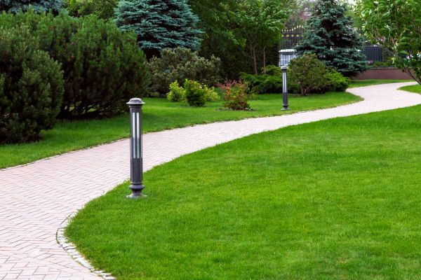 Backyard Sidewalk Installation in Richardson