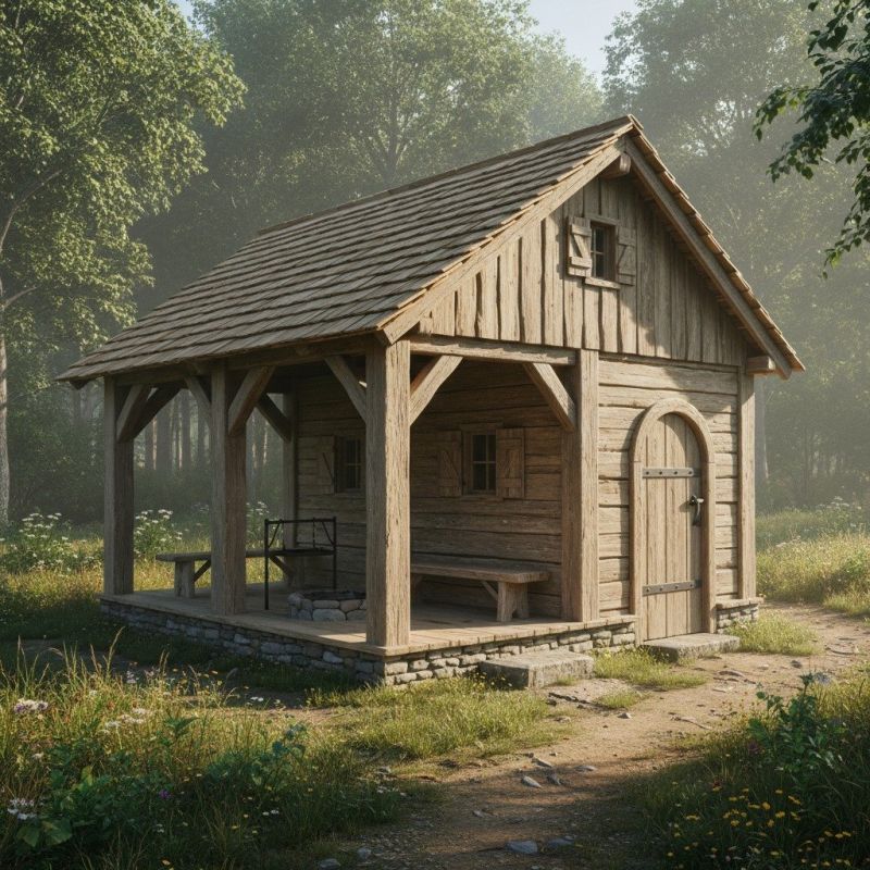 Cabin Foundation Pouring