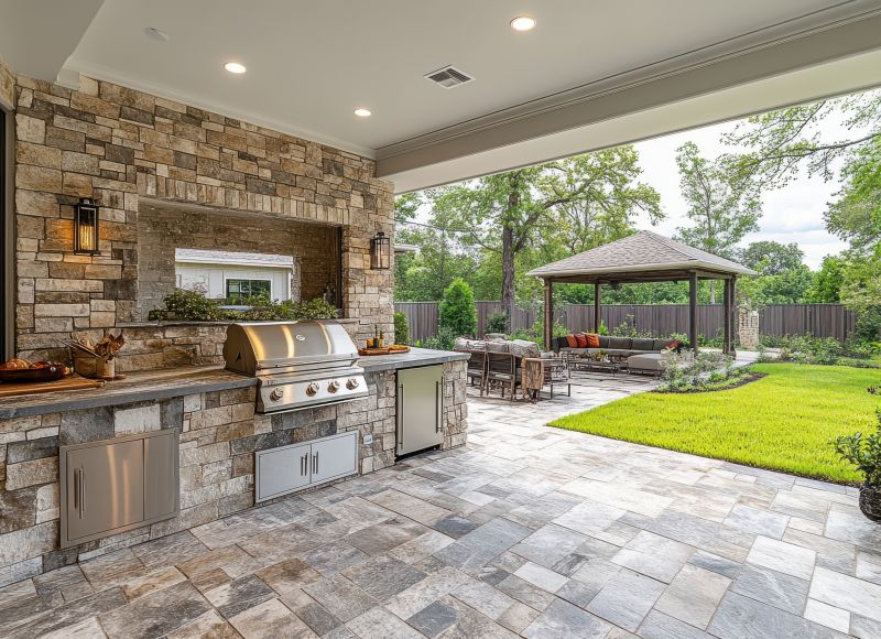 Outdoor Concrete Kitchen
